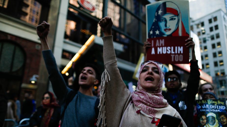 Thousands declare ‘I am Muslim too’ at solidarity rally in US