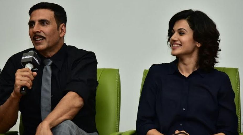 Taapsee Pannu learns martial arts from Akshay Kumar 