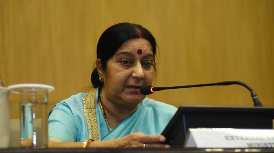 Officials in touch with wife of Indian killed in US: Sushma