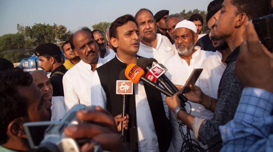 So far, only anti-Romeo squads, brooms in UP: Akhilesh