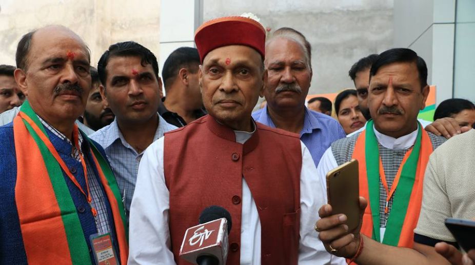 Himachal govt failed to protect farmers’ interest, says Dhumal