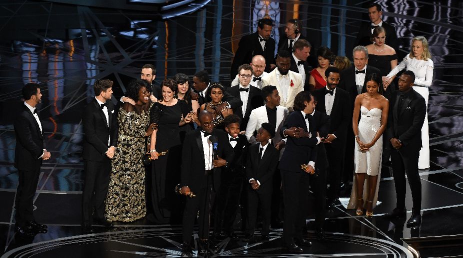 ‘Moonlight’ wins best picture award at Oscars after confusion