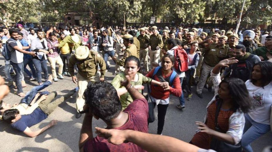 AAP slams BJP after DU student gets rape threats