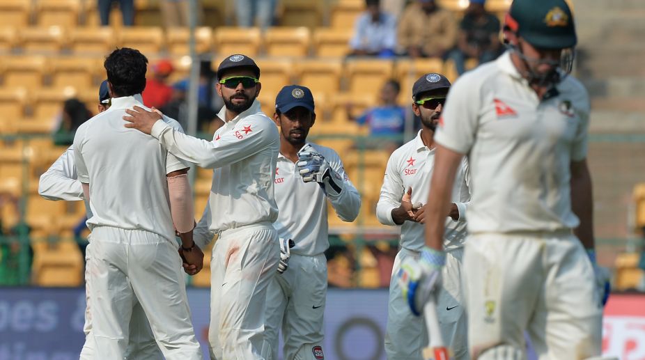 Bengaluru Test Day 3: India bowl out Australia for 276 in 1st innings