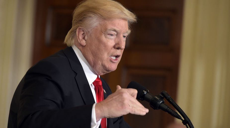 Snowstorm delays Trump-Merkel meeting
