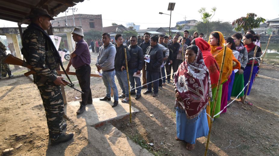 77% turnout in Manipur Assembly elections 2017 repoll