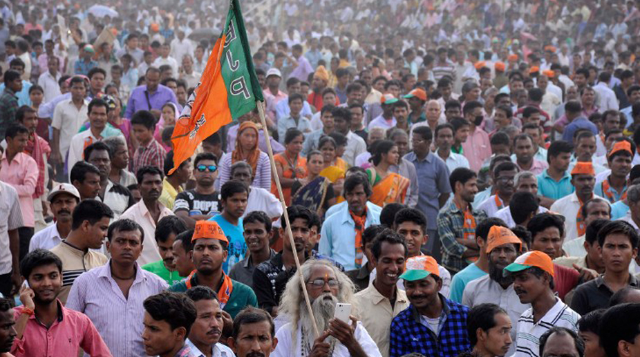 Early trends show big win for BJP in Uttar Pradesh civic polls