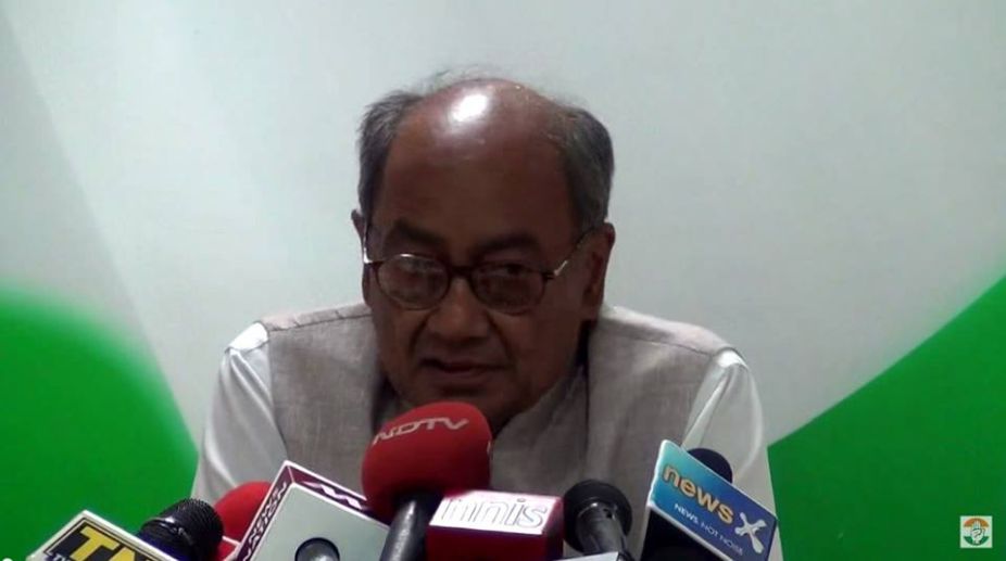 BJP government protecting RSS-connected accused: Digvijaya