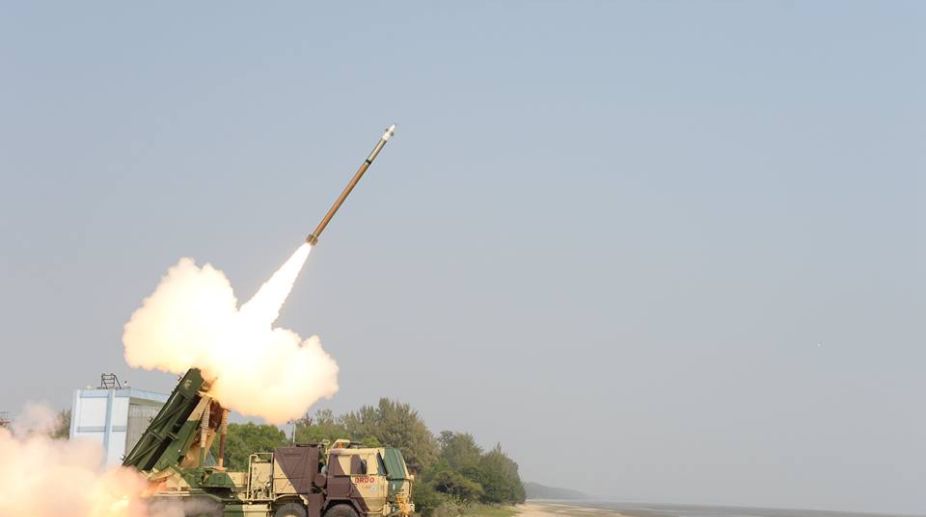 India test-fires Brahmos missile