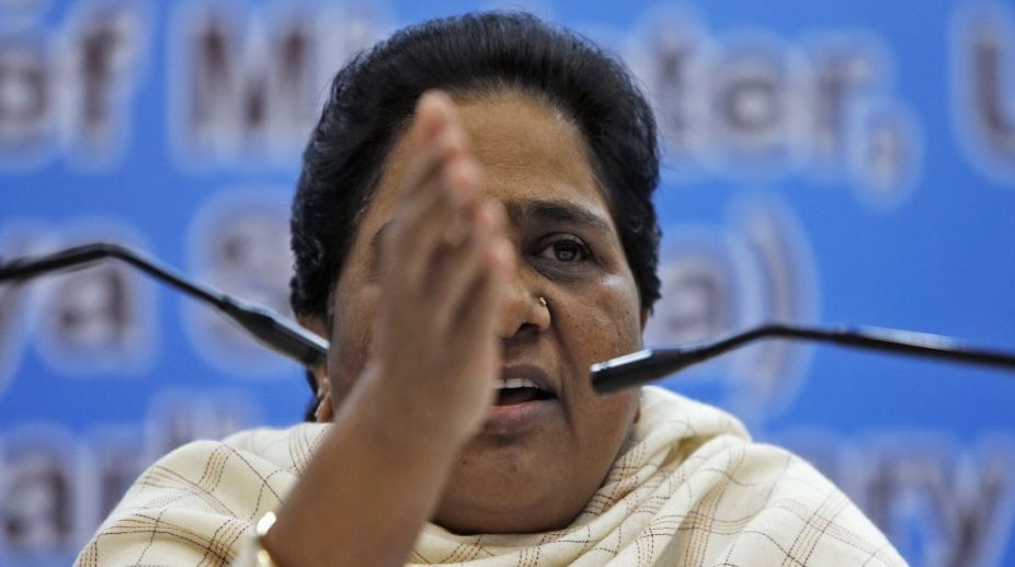 BJP government pushing communal agenda in UP: Mayawati