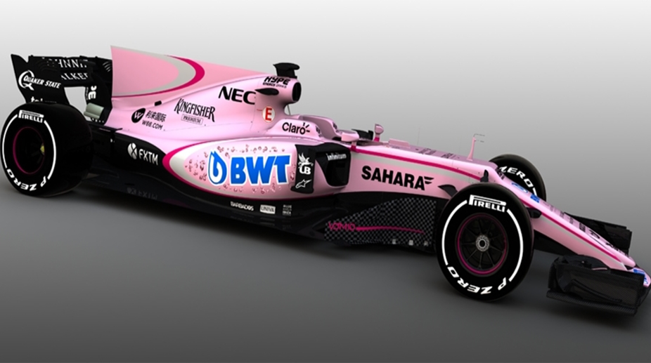 Formula 1: Force India’s startling colour choice for new car