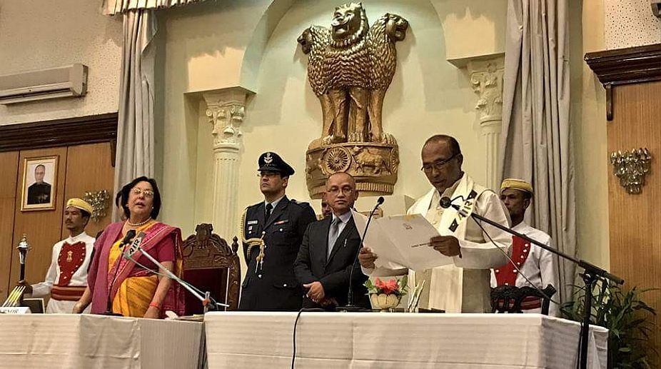 Manipur ministry expanded with induction of 3 ministers
