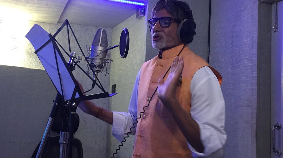 Amitabh Bachchan on recording spree, sings about Brahmaputra