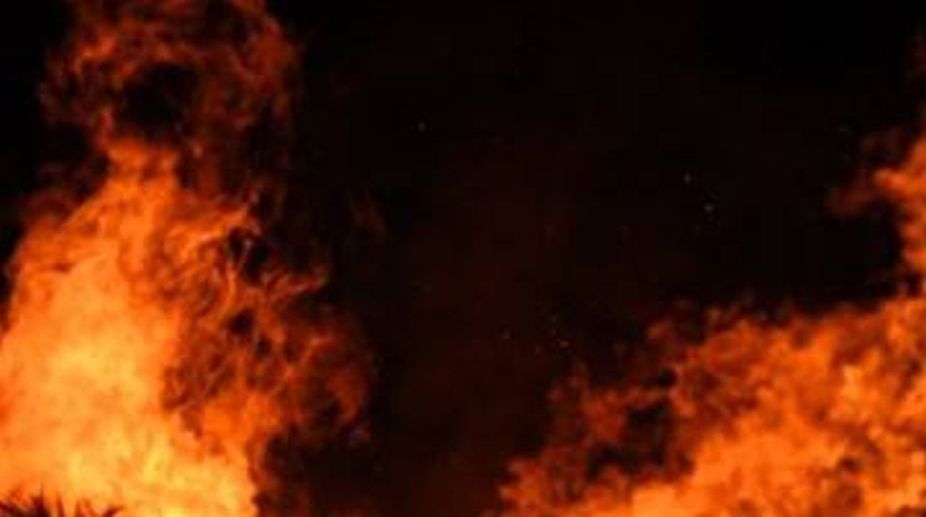 Kolkata, office building, global market office, fire