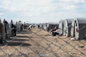 Improvised refugee, migrant camp evacuated in Athens