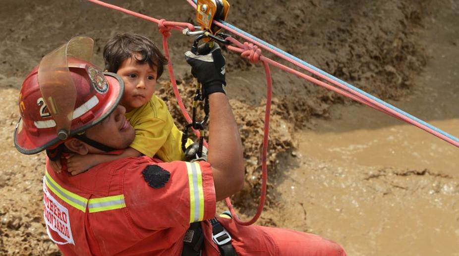 Flash floods hit Peru, 65 people killed