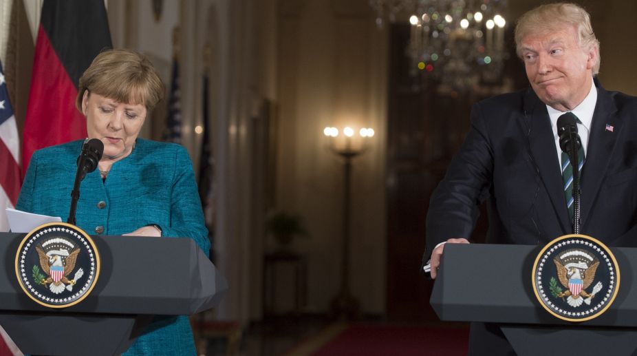 Trump, Merkel discuss Iran’s ‘malign’ activities
