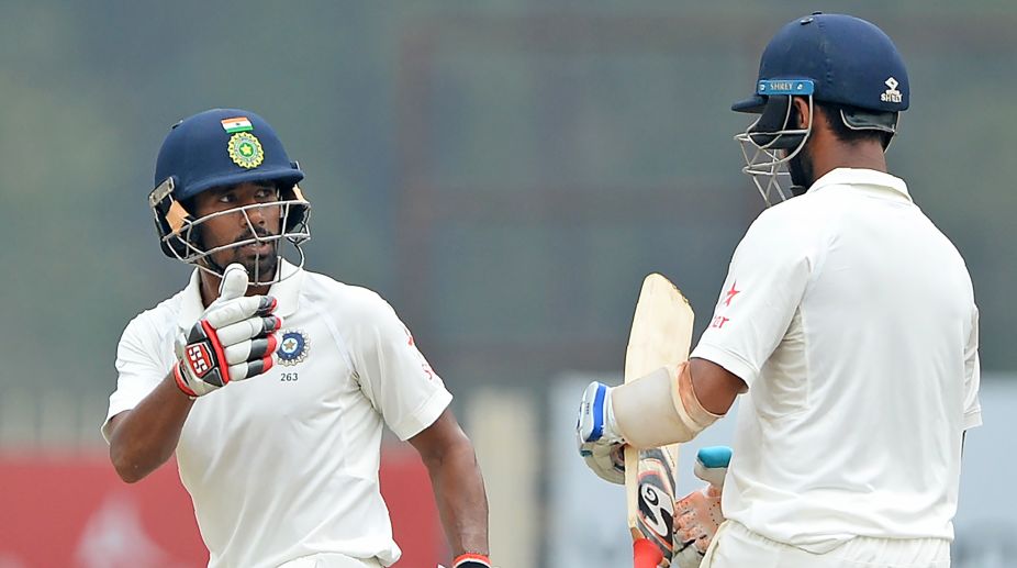 Wriddhiman Saha (L) (Photo: AFP)