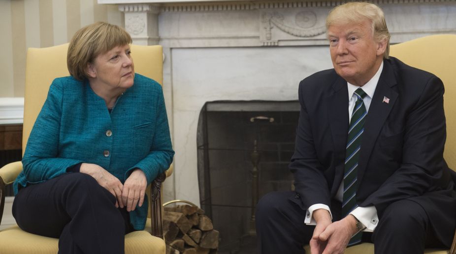 ‘Donald Trump did not refuse to shake Merkel’s hand’