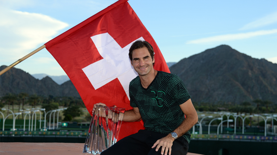 Indian Wells: Roger Federer beats Stanislas Wawrinka to lift 5th title