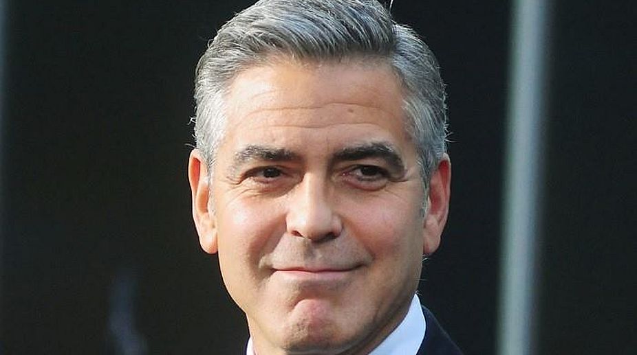 George Clooney surprises an elderly fan on her 87th birthday