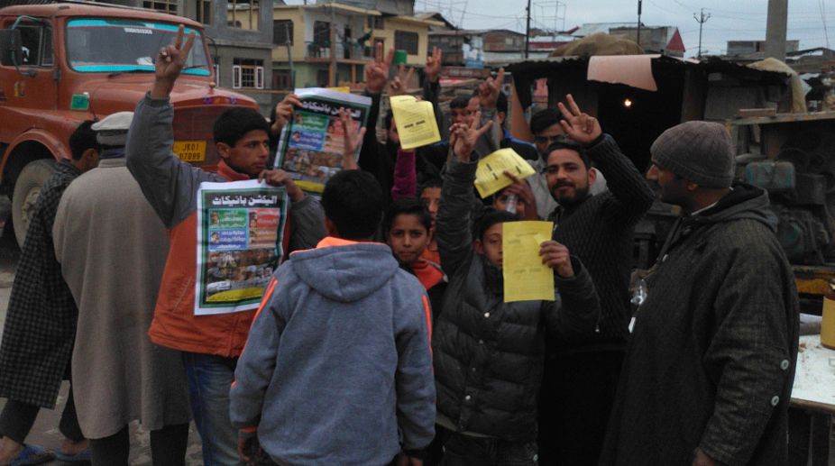 Kashmiri separatists exploiting young boys for election boycott