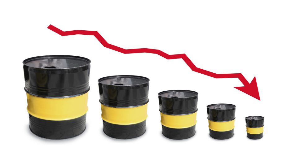 Indian basket of crude oils goes below $50 per barrel