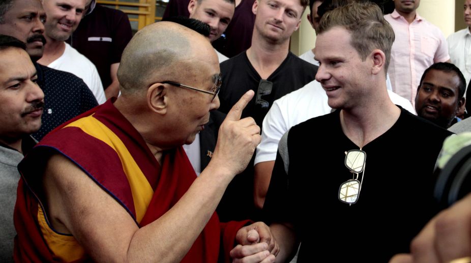 Steve Smith seeks advice from Dalai Lama ahead of Dharamsala Test
