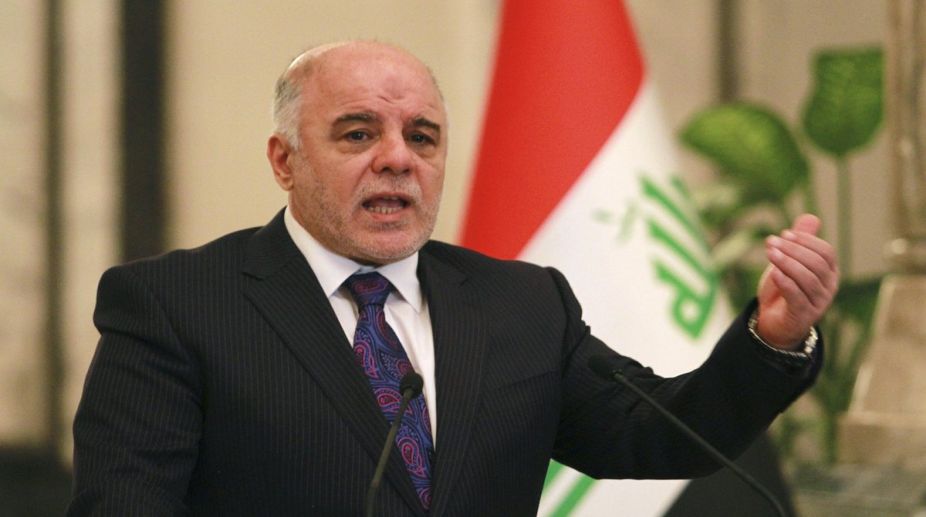 Leaders of Iraq, France meet on fight against Islamic State