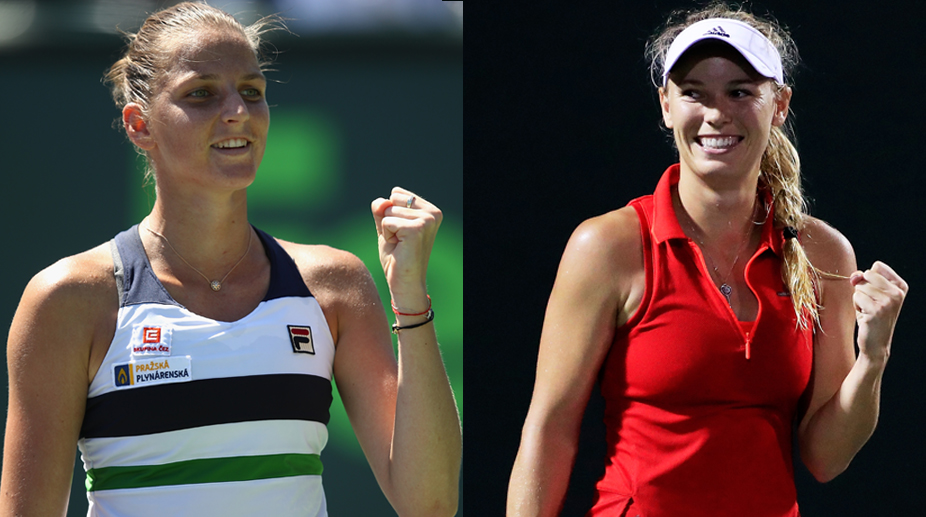 Miami Open: Pliskova, Wozniacki set up semi-final showdown