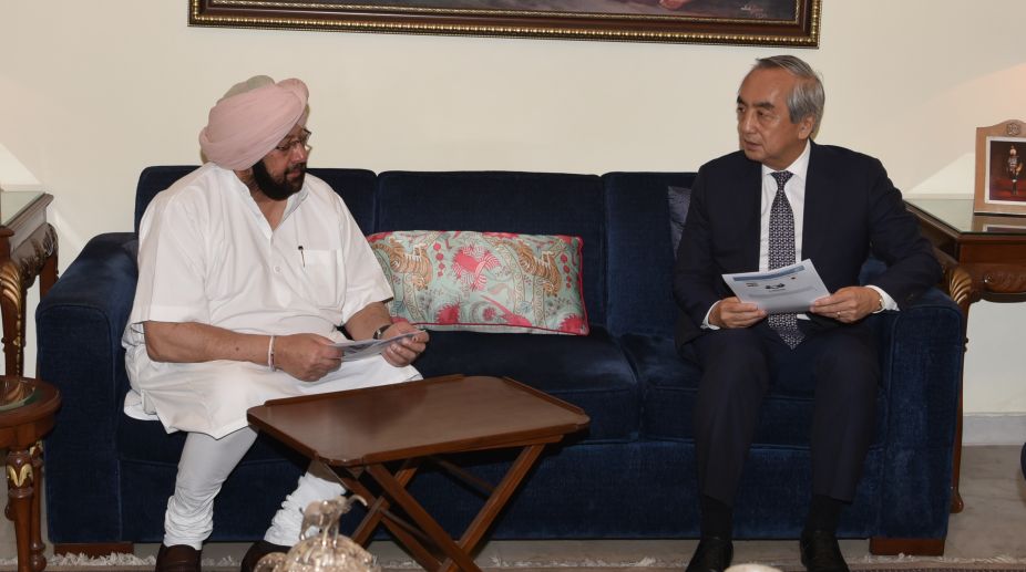 Japanese envoy meets Amarinder, shows interest in investing in Punjab