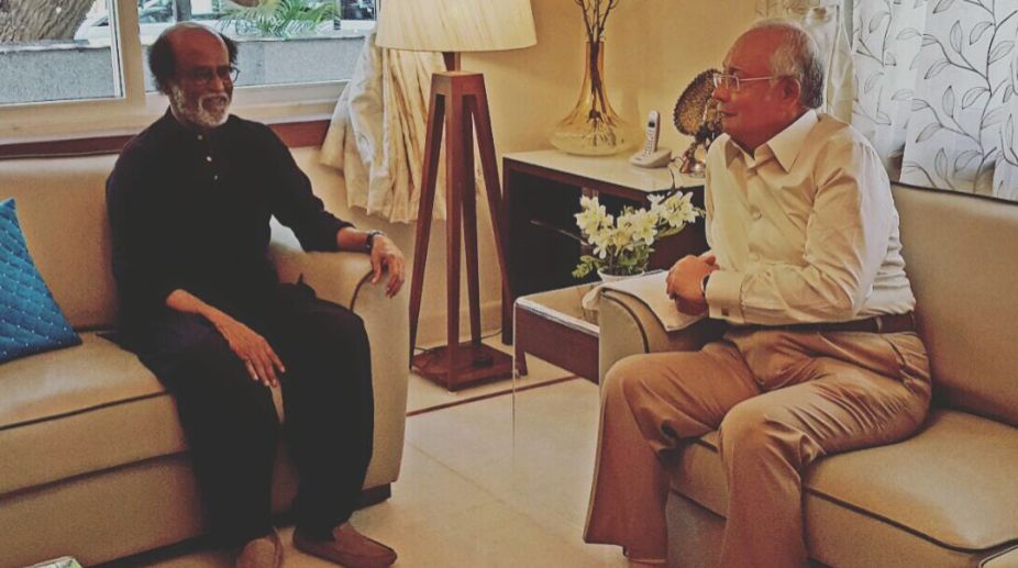Malaysian PM meets superstar Rajinikanth