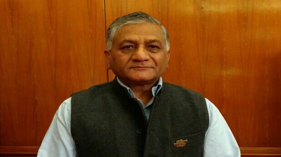 Union Minister VK Singh flies to Mosul to get remains of killed Indians