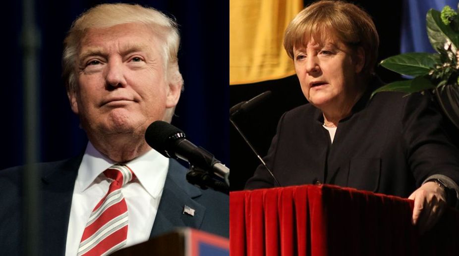 Trump congratulates Merkel on election win