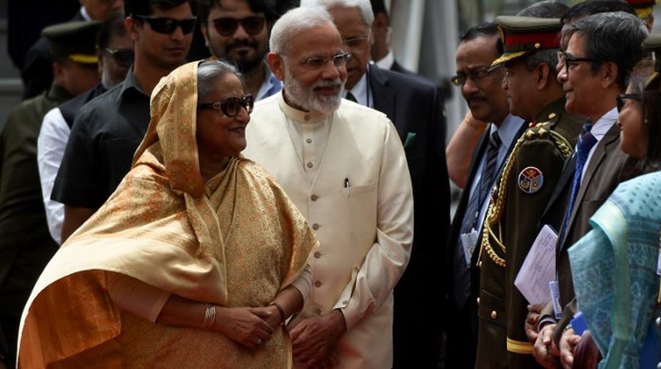 Bangladesh PM  Sheikh Hasina accorded ceremonial welcome