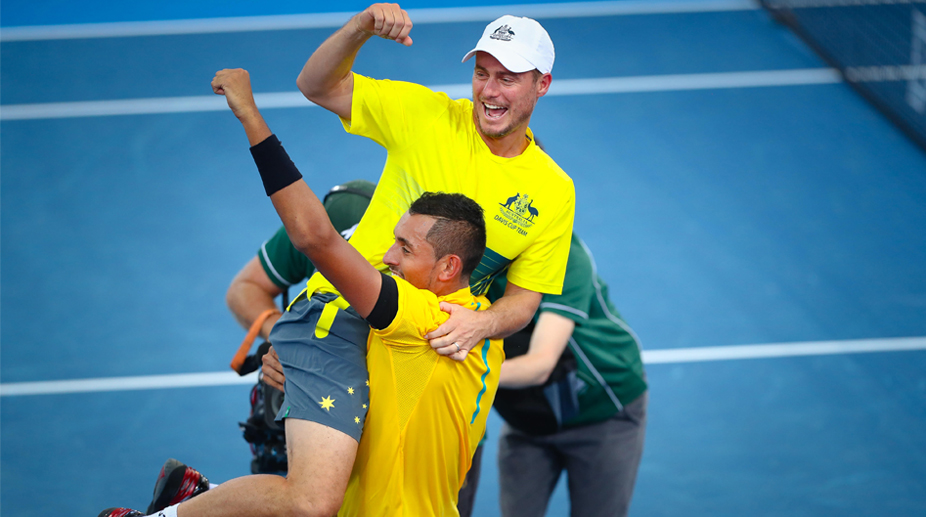 Davis Cup: Australia edge US after Nick Kyrgios heroics