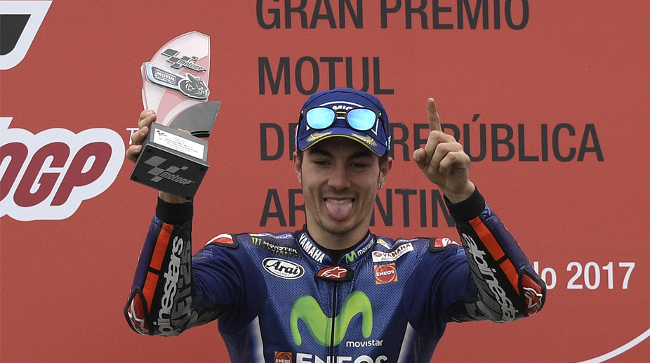 MotoGP: Maverick Vinales lifts Argentina title