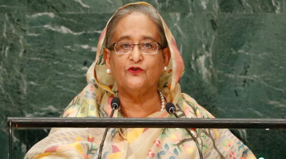 Bangladesh’s PM at UN urges ‘safe zones’ for Myanmar’s Rohingyas