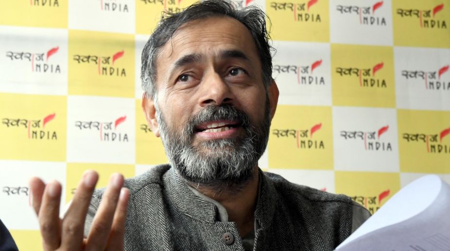 BJP out to murder AAP: Yogendra Yadav