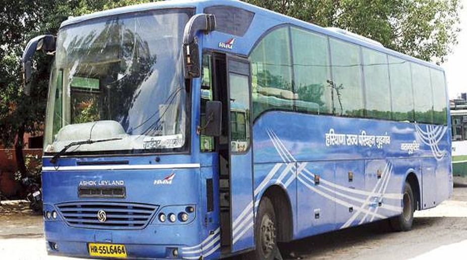 Haryana Roadways buses off the road as employees strike work
