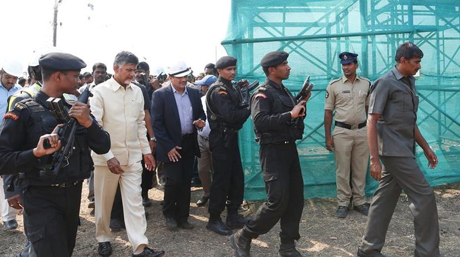 Andhra Pradesh CM lays foundation stone for Rs. 100-cr Ambedkar park
