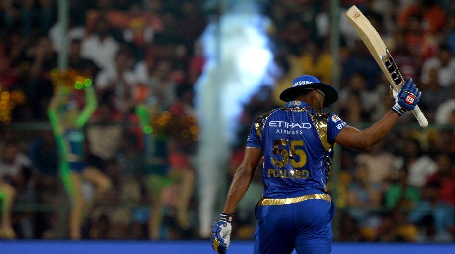 IPL 2017: Kieron Pollard inspires Mumbai Indians to 4-wicket win over RCB