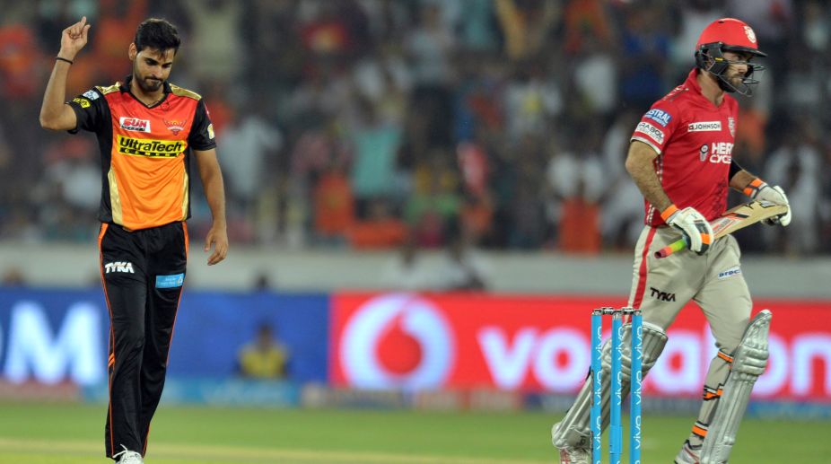 IPL 2017: Bhuvneshwar claims 5-for as Sunrisers Hyderabad beat Kings XI Punjab