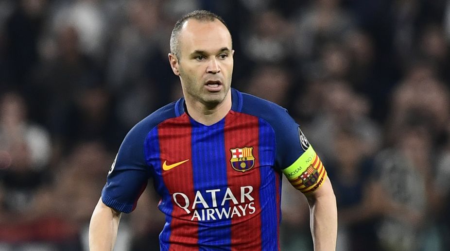 Barcelona’s Andres Iniesta to miss Champions League tie due to muscle fatigue