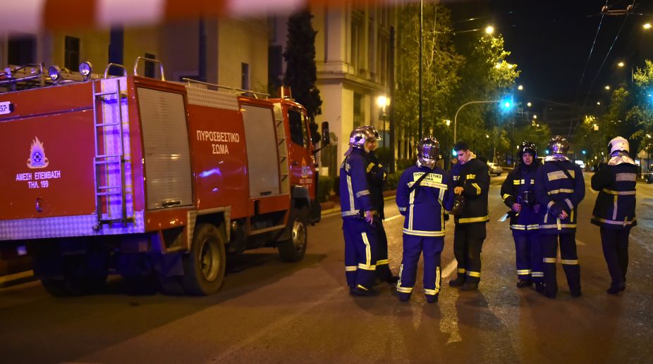 Bomb explodes outside Eurobank office in Athens