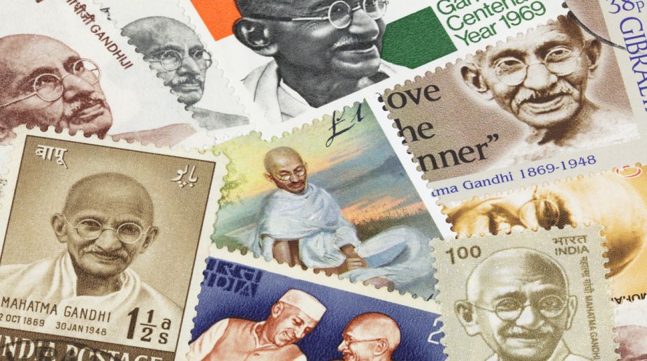 Gandhi stamps sold at 500,000 pounds at auction in UK