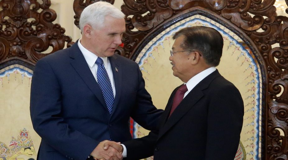 Mike Pence begins Indonesia visit focused on trade, security