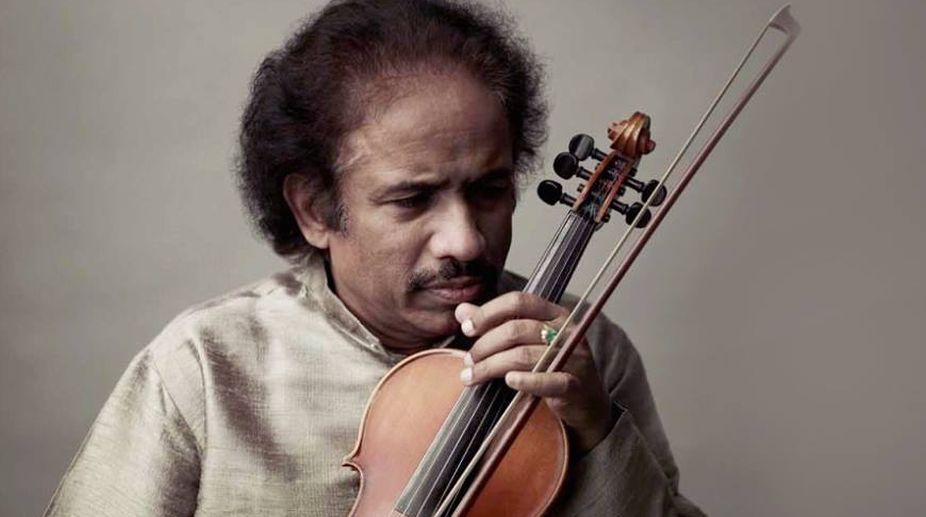 L Subramaniam performs with Egyptian harpist at gig in Cairo