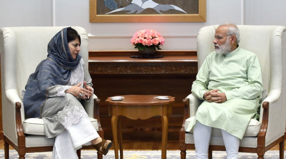 Mehbooba Mufti likely to meet PM Modi over Article 35A