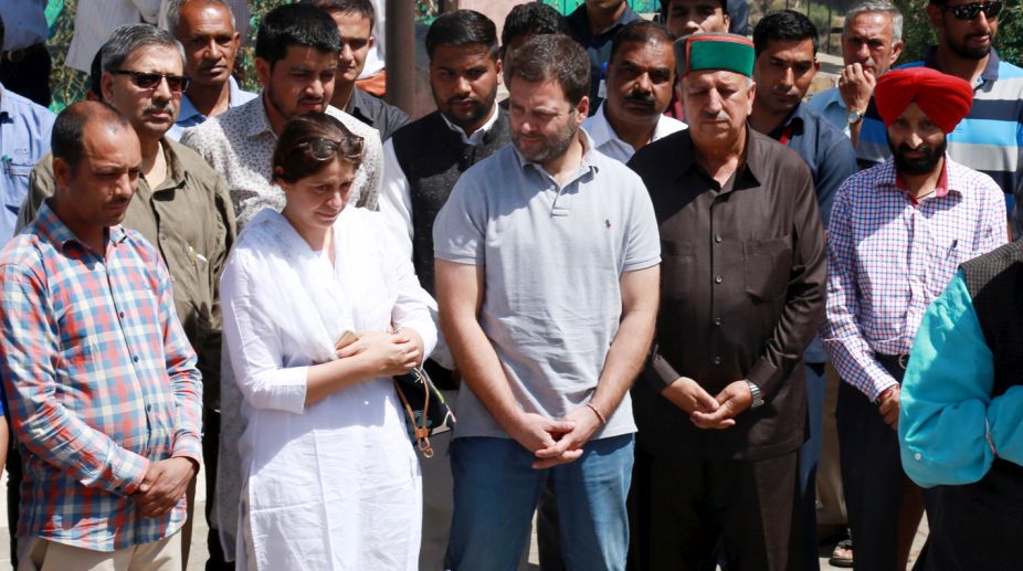 Rahul Gandhi visits Kasauli to attend his grandmother’s last rites